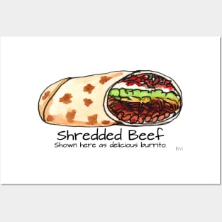 Shredded Beef Posters and Art